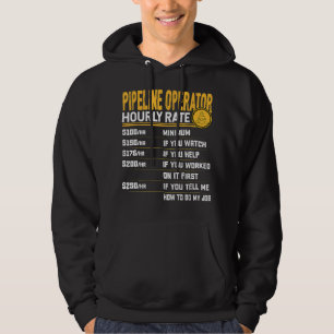 Stündlicher Rohrleitungstarif Funny Plumber Hoodie