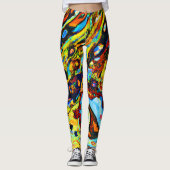 Stunning Abstract Pattern Leggings (Vorderseite)
