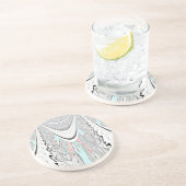 Stunning Art. Sandstein Untersetzer (Seite)