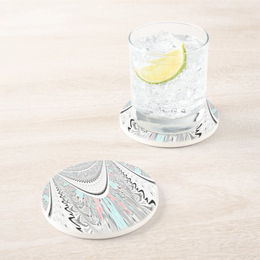 Stunning Art. Sandstein Untersetzer (Seite)