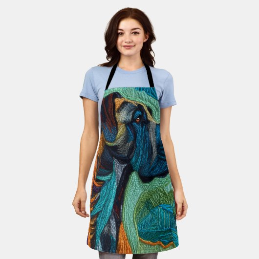 Stunning artistic Great Dane Schürze (Getragen)