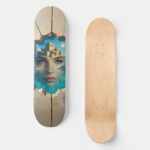 Stunning Atlantis Rising From Watery Depths Skateboard (Vorderseite)
