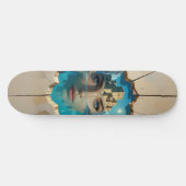 Stunning Atlantis Rising From Watery Depths Skateboard (Horizontal)