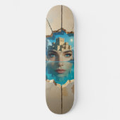 Stunning Atlantis Rising From Watery Depths Skateboard (Vorderseite)