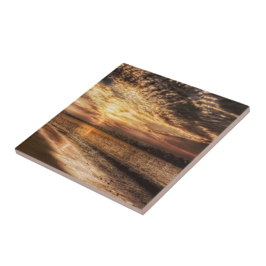 Stunning Beach Sunrise Fliese (Seite)