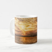 Stunning Beach Sunrise Kaffeetasse (Vorderseite Links)