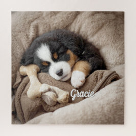 Stunning Bernese Mountain Dog Personalized Puzzle