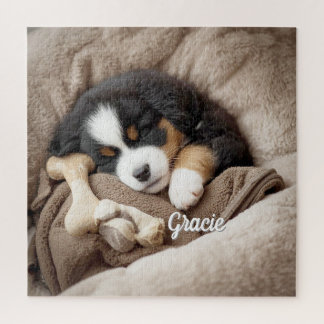Stunning Bernese Mountain Dog Personalized Puzzle