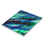 Stunning Blue Alcohol Ink Painting Fliese (Seite)