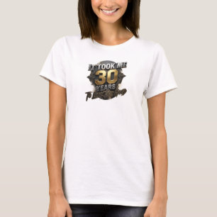 Stunning Blue TOOK 30 LOOK GOOD Kreativer Druck T-Shirt