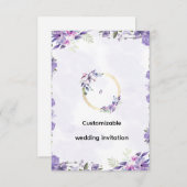 Stunning Customizable Wedding Invitation - Elegant Einladung (Vorne/Hinten)