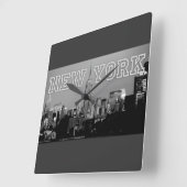 Stunning! Empire State Building New York City Quadratische Wanduhr (Winkel)