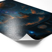 Stunning Fantasy Images of Magical Castles Fotodruck (Ecke)