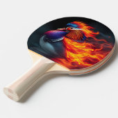 Stunning Flame-boyant Firebird Hot Mandarin Duck Tischtennis Schläger (Vorderseite)