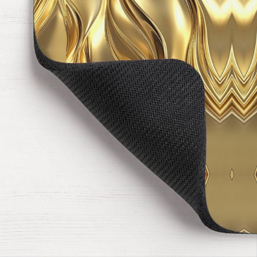 Stunning Golden abstract design Mousepad (Ecke)