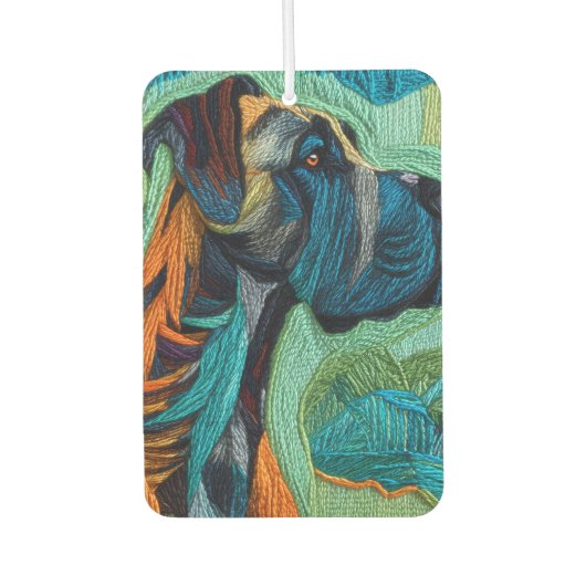 Stunning Great dane Autolufterfrischer (Vorderseite)