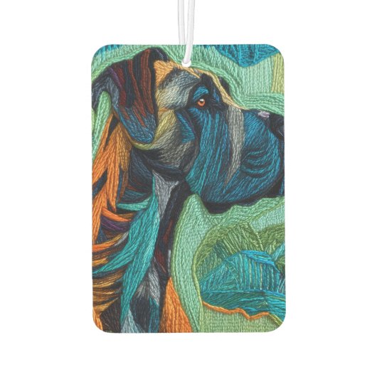 Stunning Great dane Autolufterfrischer (Rückseite)