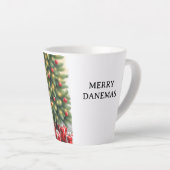 Stunning Great Dane Christmas  Milchtasse (Rechte Ecke)