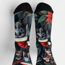 Stunning Great Dane Christmas Socken