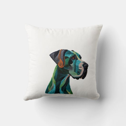 Stunning Great dane  Kissen (Rückseite)