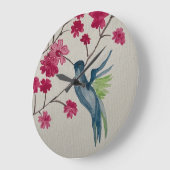 stunning hummingbird clock große wanduhr (Winkel)