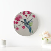 stunning hummingbird clock große wanduhr (Zuhause)