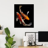 Stunning Koi Pair Poster (Heimbüro)