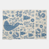 Stunning Mahjong Toile Kitchen Towel Geschirrtuch (Horizontal)