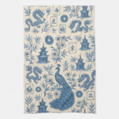 Stunning Mahjong Toile Kitchen Towel Geschirrtuch (Vertikal)
