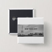 Stunning New York Button (Vorne & Hinten)