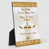 Stunning Personalized Christian Wedding Gift Ideas Fotoplatte (Seite)