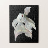 Stunning Platinum Butterfly Koi Carp Puzzle (Vertikal)