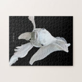 Stunning Platinum Butterfly Koi Carp Puzzle (Horizontal)