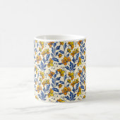 Stunning Seamless Pattern of Flowers and Leaves Kaffeetasse (Mittel)