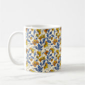 Stunning Seamless Pattern of Flowers and Leaves Kaffeetasse (Links)