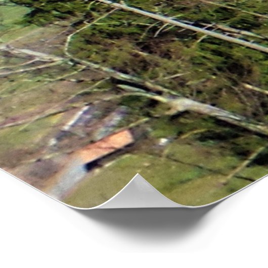 Stunning Swiss valley at Lungern Poster (Ecke)