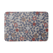 Stunning Teal and Magenta Foliage Pattern  Badematte (Vorderseite)