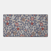 Stunning Teal and Magenta Foliage Pattern  Schreibtischunterlage (Vorderseite)