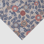 Stunning Teal and Magenta Foliage Pattern  Seidenpapier (Ausschnitt)