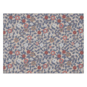 Stunning Teal and Magenta Foliage Pattern  Tischdecke (Vorderseite (Horizontal))
