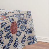 Stunning Teal and Magenta Foliage Pattern  Tischdecke (Beispiel)