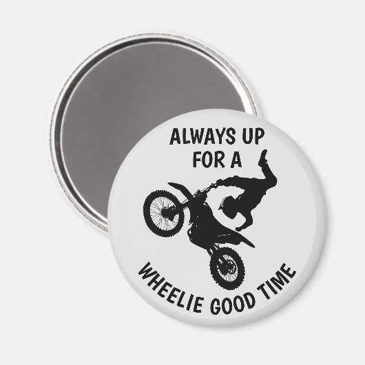 Stunt Bike Magnet (Vorderseite/Rückseite)