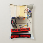 Stunt Fubby's Tom Cruise naspelen. Dekokissen (Vorderseite(Vertikal))