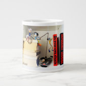 Stunt Fubby's Tom Cruise naspelen. Jumbo-Tasse (Vorderseite)