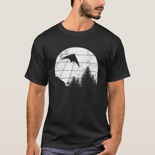 Stunt Kite Flying Retro Flying A Kite Liebe Stunt T-Shirt (Vorderseite)