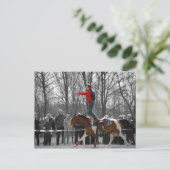 Stunt Riding Postkarte (Stehend Vorderseite)