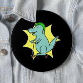 Stunt Scooter Dinosaur Scooter Dragon Comic Animal Button (Beispiel)