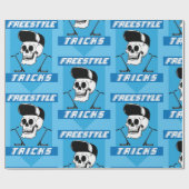 Stunt Scooter Free Rider Tricks Geschenkpapier (Flach)