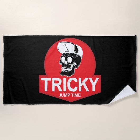 Stunt Scooter Free Rider Tricks Strandtuch (Vorderseite)