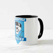 Stunt Scooter Free Rider Tricks Tasse (VorderseiteRechts)